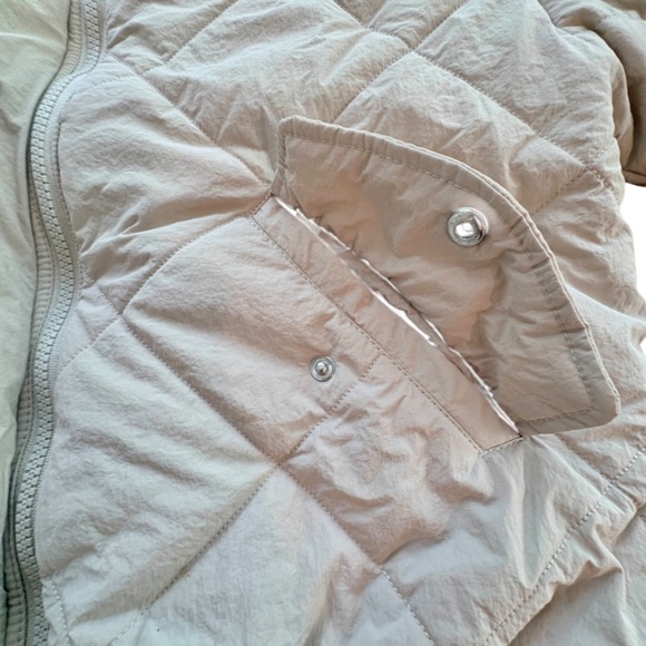 Zara Kids Quilted Puffer Jacket 🤍 | Stone Beige | Size 9-10 (140cm) - Picture 6 of 8